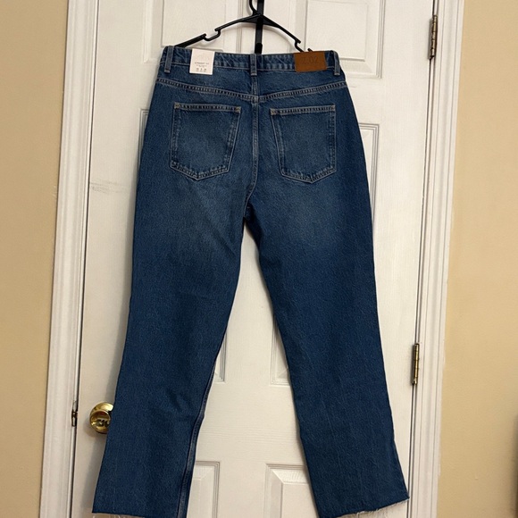 Zara Classic Blue Straight Leg Jeans - Picture 3 of 4